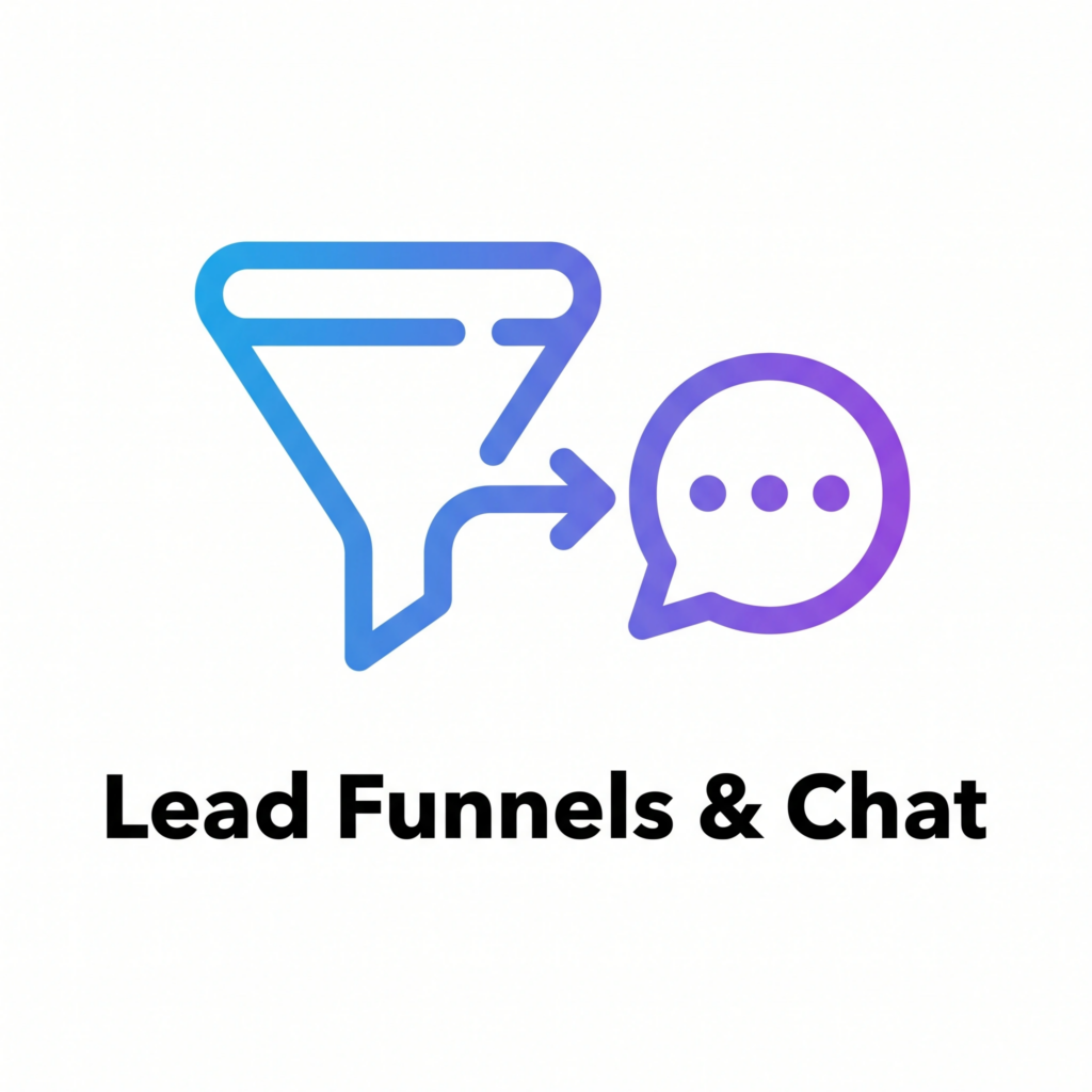 lead funnels & chat icon